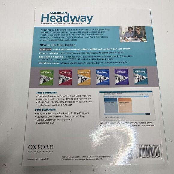American Headway Third Edition: Level 5 Student Book & Workbook (W/ Access Code) - Picture 8 of 12